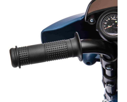 Дитячий акумуляторний мотоцикл Chopper INDIAN Синій