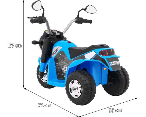 Дитячий акумуляторний мотоцикл RAMIZ MiniBike блакитний Дитячий акумуляторний мотоцикл RAMIZ MiniBike блакитний