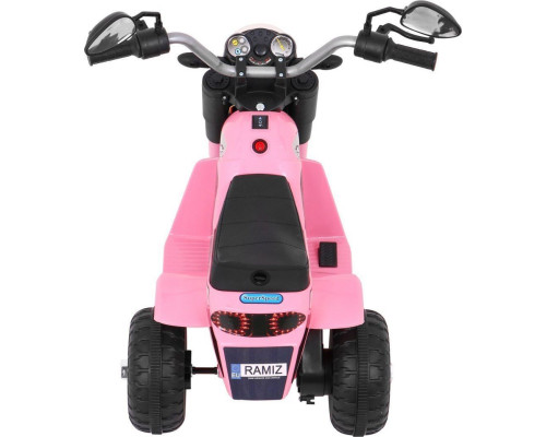 Дитячий акумуляторний мотоцикл RAMIZ MiniBike рожевий Дитячий акумуляторний мотоцикл RAMIZ MiniBike рожевий