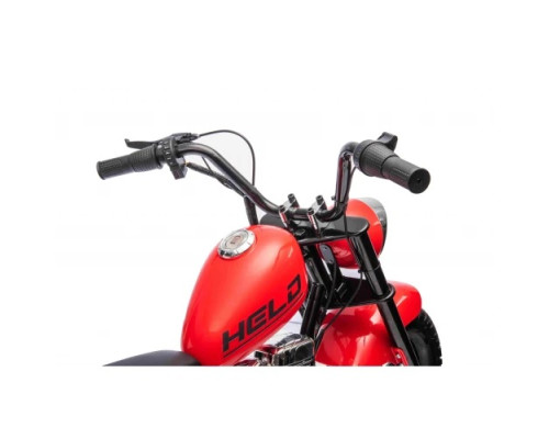 Дитячий акумуляторний мотоцикл Chopper Warrior Червоний