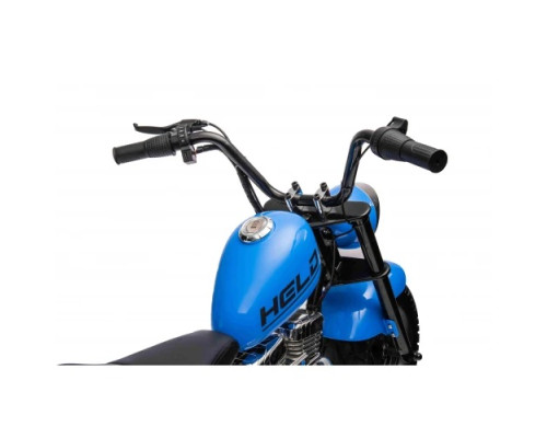 Дитячий акумуляторний мотоцикл Chopper Warrior Синій