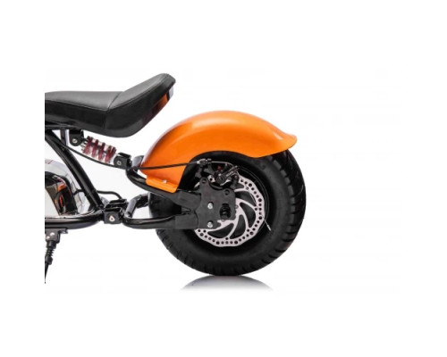 Дитячий акумуляторний мотоцикл Chopper Warrior Помаранчевий