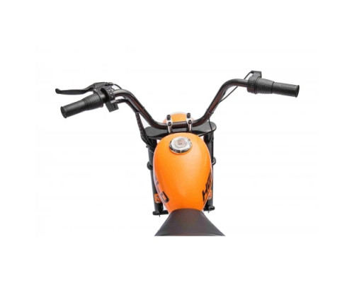 Дитячий акумуляторний мотоцикл Chopper Warrior Помаранчевий