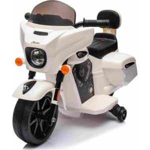 Дитячий акумуляторний мотоцикл Чоппер INDIAN Білий
