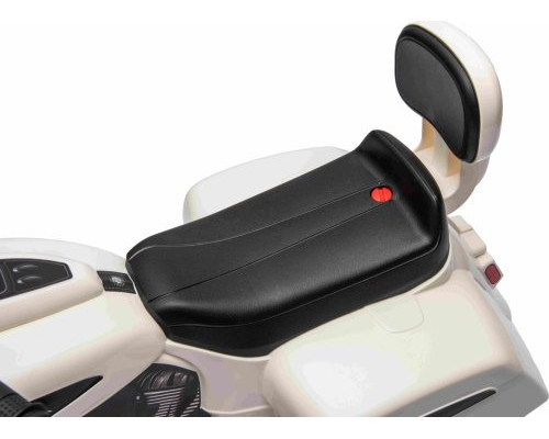 Дитячий акумуляторний мотоцикл Чоппер INDIAN Білий