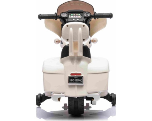 Дитячий акумуляторний мотоцикл Чоппер INDIAN Білий