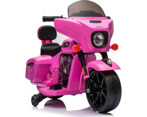 Дитячий акумуляторний мотоцикл Чоппер INDIAN Рожевий