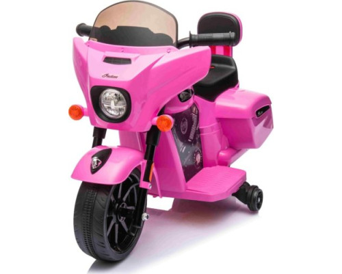 Дитячий акумуляторний мотоцикл Чоппер INDIAN Рожевий