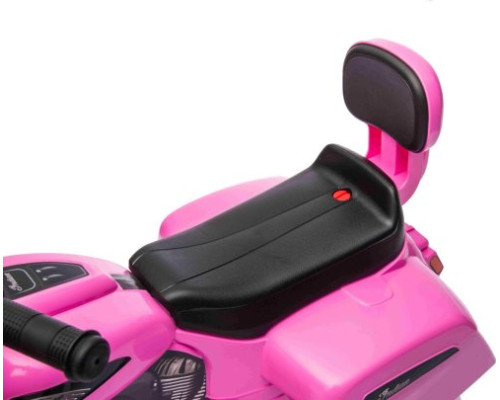 Дитячий акумуляторний мотоцикл Чоппер INDIAN Рожевий