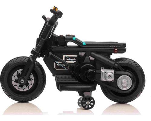 Дитячий акумуляторний мотоцикл Motorek Future 88 Чорний