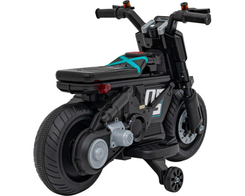 Дитячий акумуляторний мотоцикл Motorek Future 88 Чорний