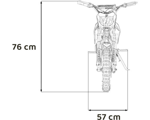 Дитячий акумуляторний мотоцикл RENEGADE 50R Синій