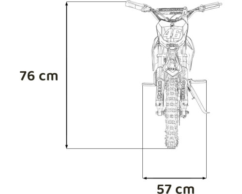 Дитячий акумуляторний мотоцикл RENEGADE 50R Зелений