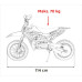 Дитячий акумуляторний мотоцикл RENEGADE 50R Червоний