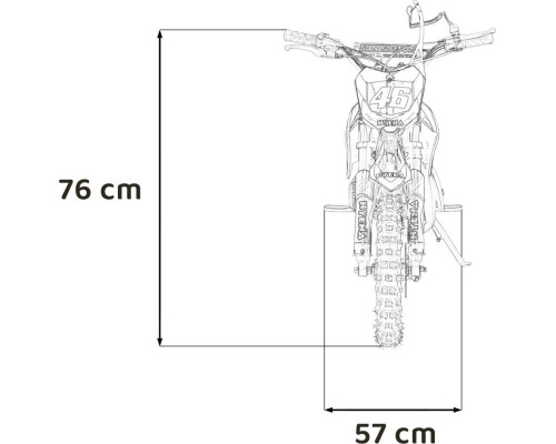 Дитячий акумуляторний мотоцикл RENEGADE 50R Червоний
