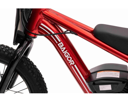 Дитячий акумуляторний мотоцикл BAIGOR 23 PRO Червоний