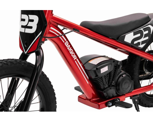 Дитячий акумуляторний мотоцикл BAIGOR 23 PRO Червоний