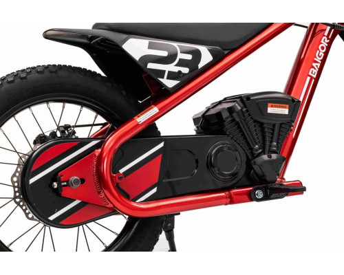 Дитячий акумуляторний мотоцикл BAIGOR 23 PRO Червоний