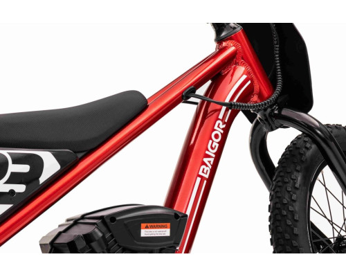 Дитячий акумуляторний мотоцикл BAIGOR 23 PRO Червоний