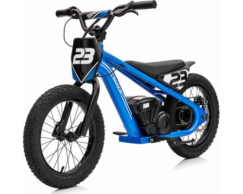 Дитячий акумуляторний мотоцикл BAIGOR 23 PRO Синій