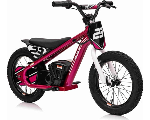 Дитячий акумуляторний мотоцикл BAIGOR 23 PRO Рожевий