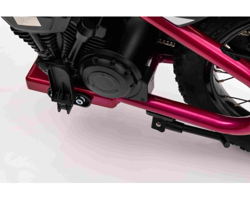 Дитячий акумуляторний мотоцикл BAIGOR 23 PRO Рожевий