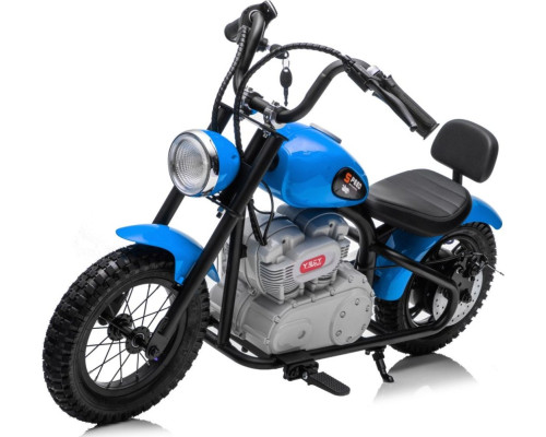 Дитячий акумуляторний мотоцикл SPEED Power Синій