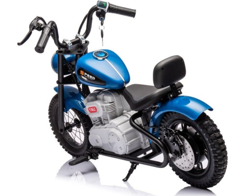 Дитячий акумуляторний мотоцикл SPEED Power Синій