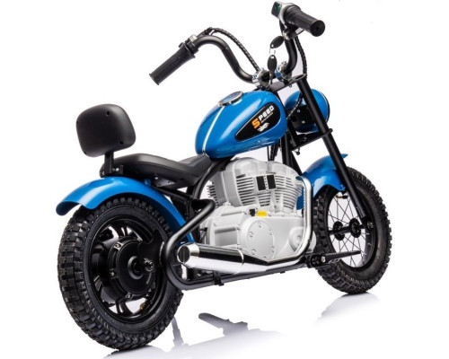 Дитячий акумуляторний мотоцикл SPEED Power Синій