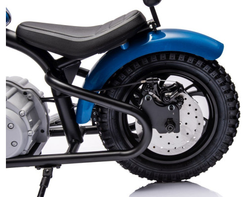 Дитячий акумуляторний мотоцикл SPEED Power Синій