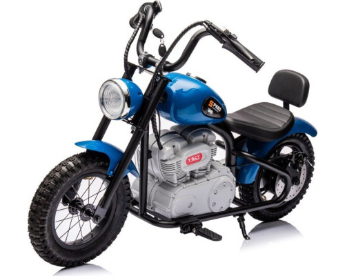 Дитячий акумуляторний мотоцикл SPEED Power Синій