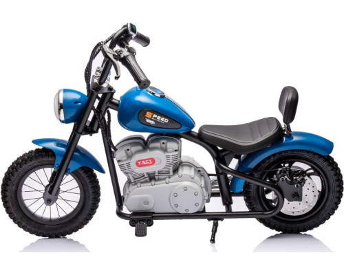 Дитячий акумуляторний мотоцикл SPEED Power Синій