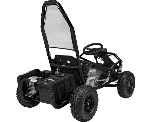 Дитячий акумуляторний картинг MUD MONSTER Чорний