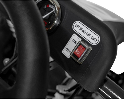 Дитячий акумуляторний картинг MUD MONSTER Чорний