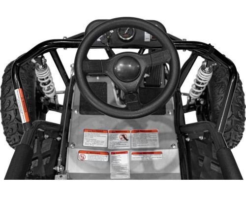 Дитячий акумуляторний картинг MUD MONSTER Чорний