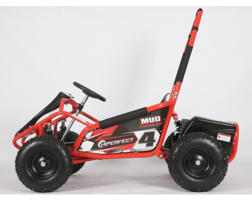 Дитячий акумуляторний картинг MUD MONSTER Червоний