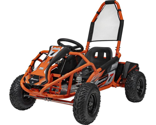 Дитячий акумуляторний картинг MUD MONSTER Помаранчевий