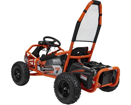 Дитячий акумуляторний картинг MUD MONSTER Помаранчевий