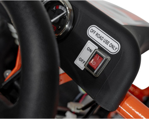 Дитячий акумуляторний картинг MUD MONSTER Помаранчевий