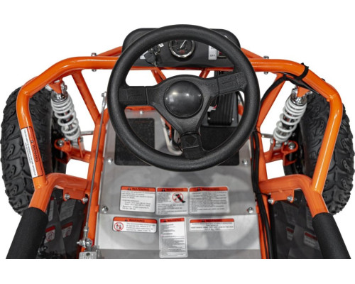 Дитячий акумуляторний картинг MUD MONSTER Помаранчевий