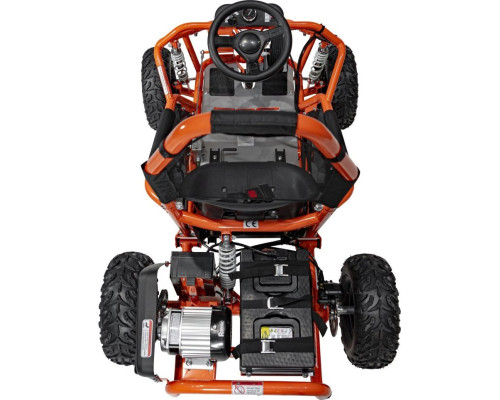 Дитячий акумуляторний картинг MUD MONSTER Помаранчевий