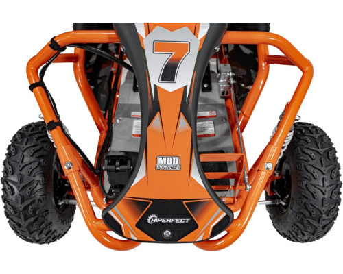 Дитячий акумуляторний картинг MUD MONSTER Помаранчевий