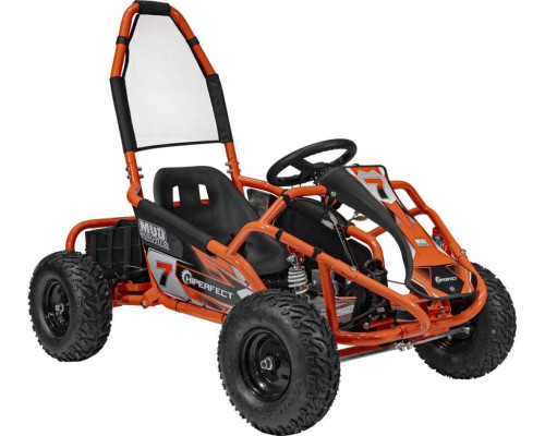 Дитячий акумуляторний картинг MUD MONSTER Помаранчевий