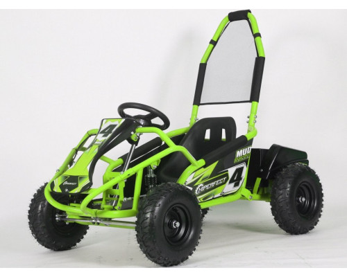 Дитячий акумуляторний картинг MUD MONSTER Зелений