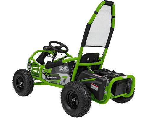 Дитячий акумуляторний картинг MUD MONSTER Зелений