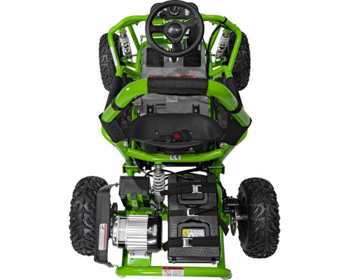 Дитячий акумуляторний картинг MUD MONSTER Зелений