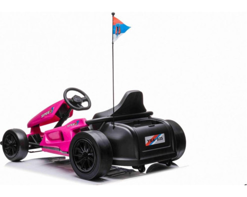 Дитячий акумуляторний картинг Speed ​​​​7 Drift King Рожевий