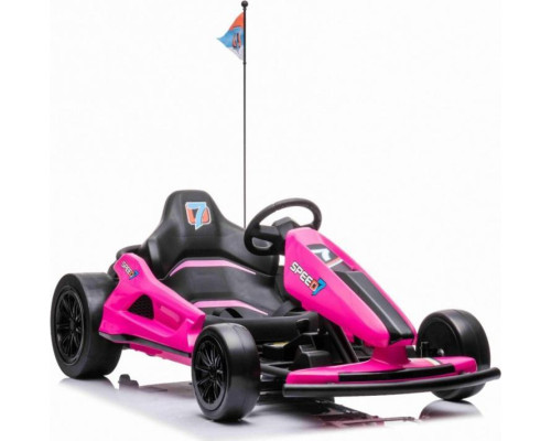 Дитячий акумуляторний картинг Speed ​​​​7 Drift King Рожевий