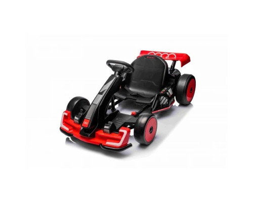 Дитячий акумуляторний картинг Audi Gokart з функцією дріфту Червоний Дитячий акумуляторний картинг Audi Gokart з функцією дріфту Червоний