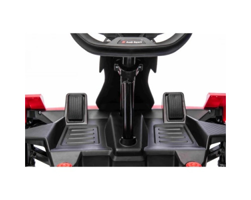 Дитячий акумуляторний картинг Audi Gokart з функцією дріфту Червоний Дитячий акумуляторний картинг Audi Gokart з функцією дріфту Червоний